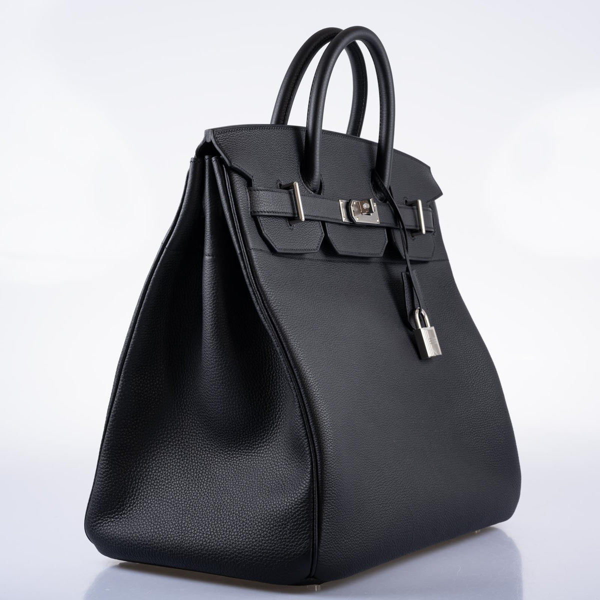 Hermès HAC 40 in Noir Togo with Palladium hardware, image 2 of 5
