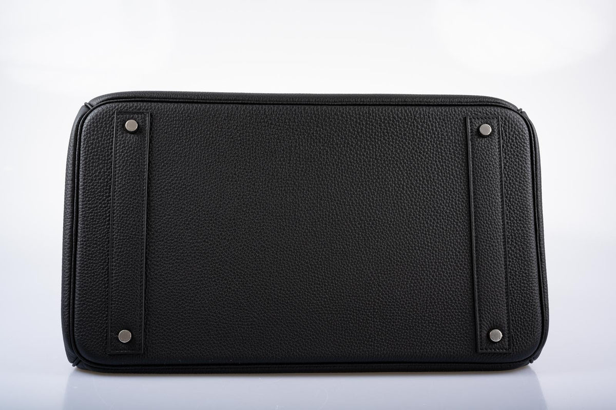 Hermès HAC 40 in Noir Togo with Palladium hardware, image 4 of 5