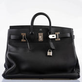 Hermès HAC Birkin 50 Voyager Black Togo leather Palladium Hardware - 2