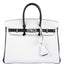 Hermès HSS Birkin 25 Black and White Togo with Palladium Hardware - 2018, C