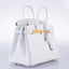 Hermès HSS Birkin 25 White Togo and Rose Pourpre Interior with Brushed Gold Hardware - 2021, Z