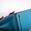 Hermès HSS Birkin 30 Blue Aztec & Havane Chevre with Palladium Hardware - 2011, O Square