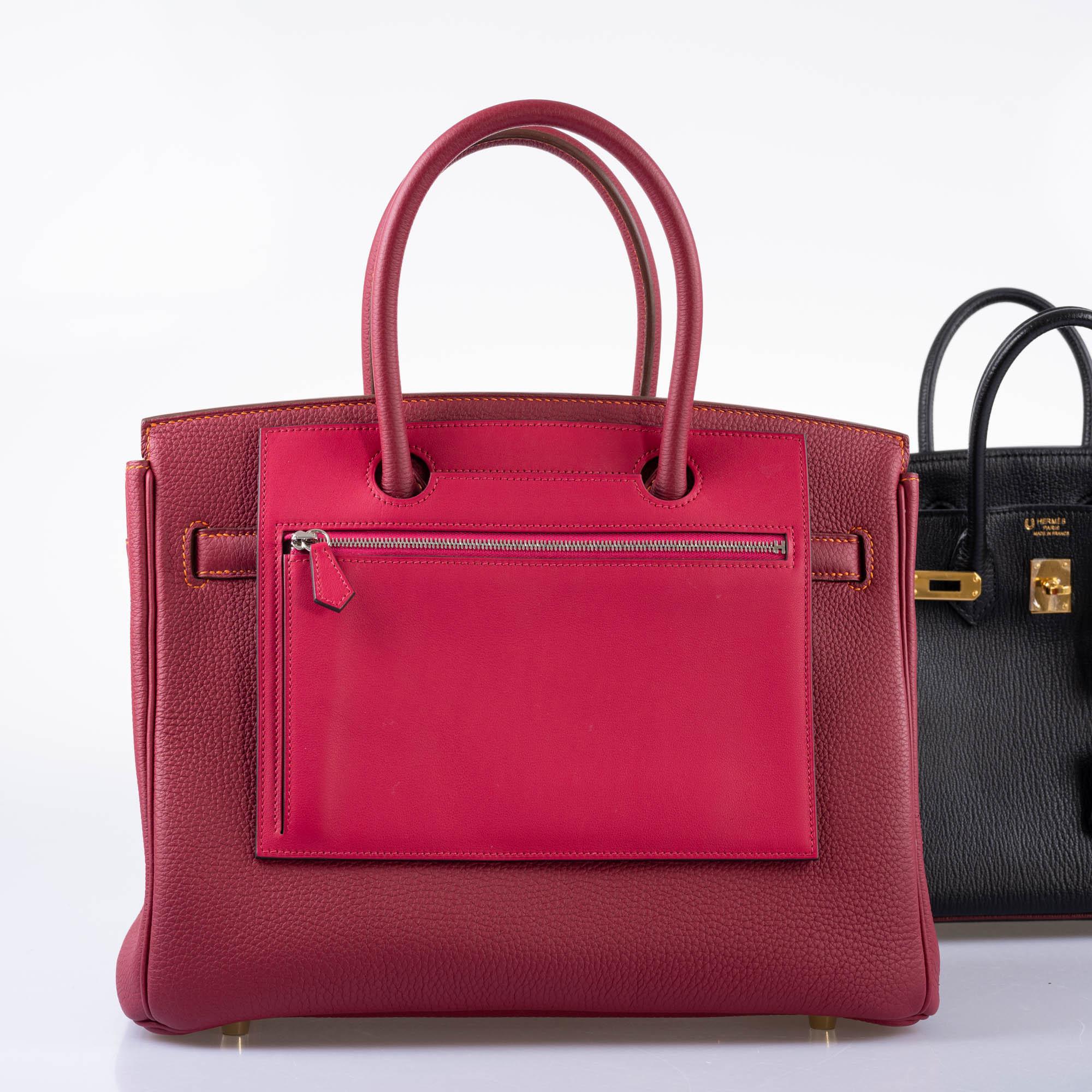 Hermès HSS Birkin 30 Rubis Togo & Orange H with Gold Hardware