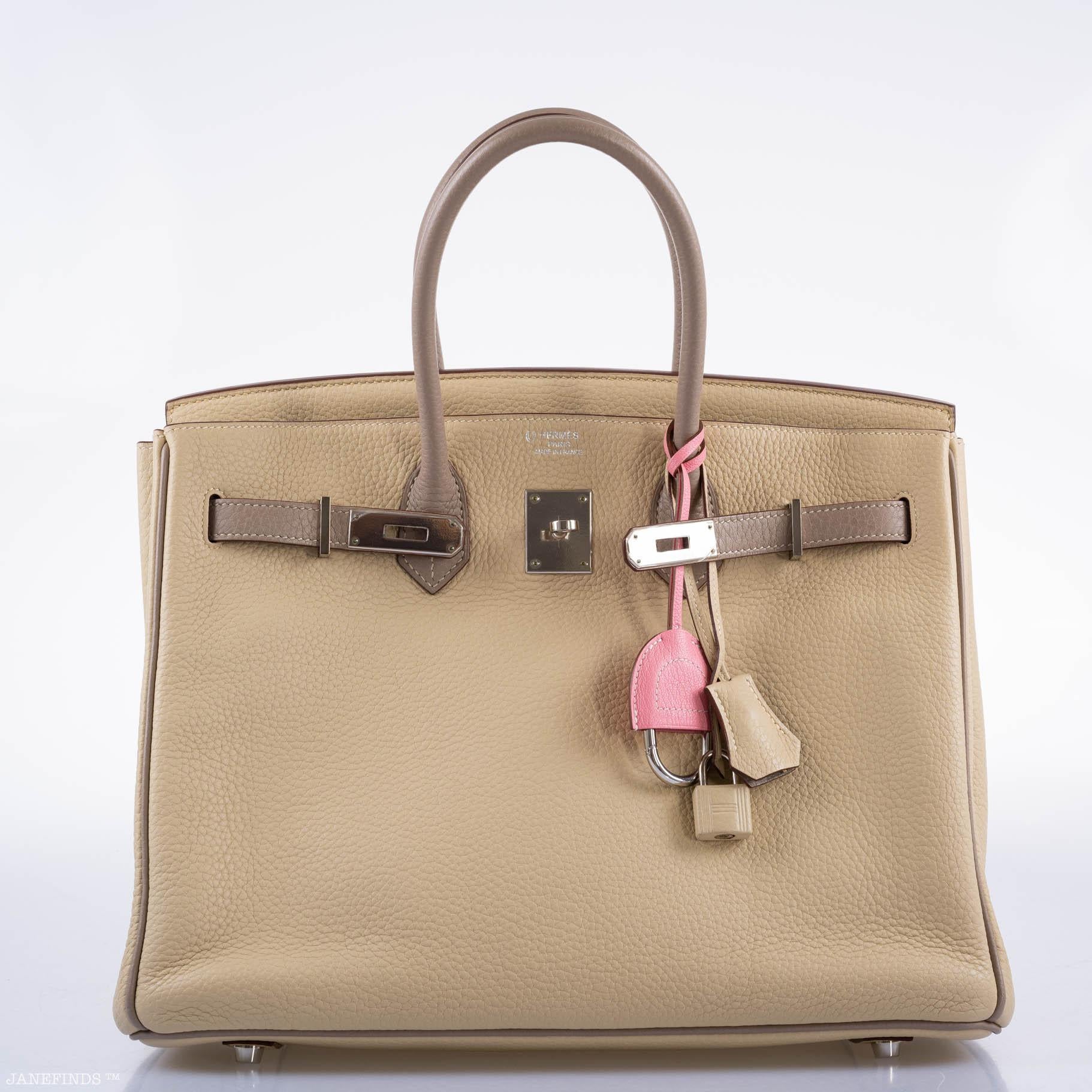 Hermès HSS Birkin 35 Parchemin & Etoupe Epsom with Palladium Hardware