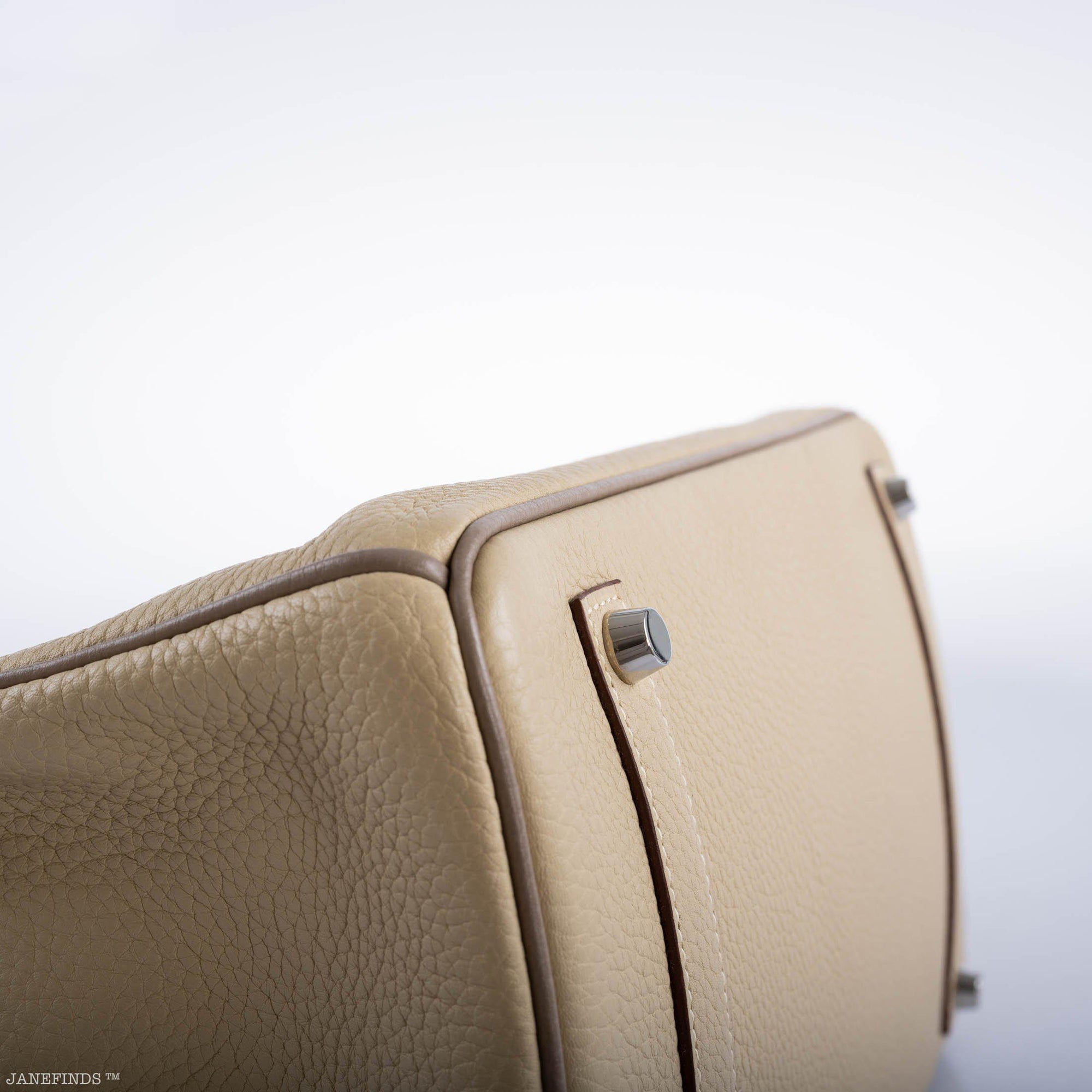 Hermès HSS Birkin 35 Parchemin & Etoupe Epsom with Palladium Hardware
