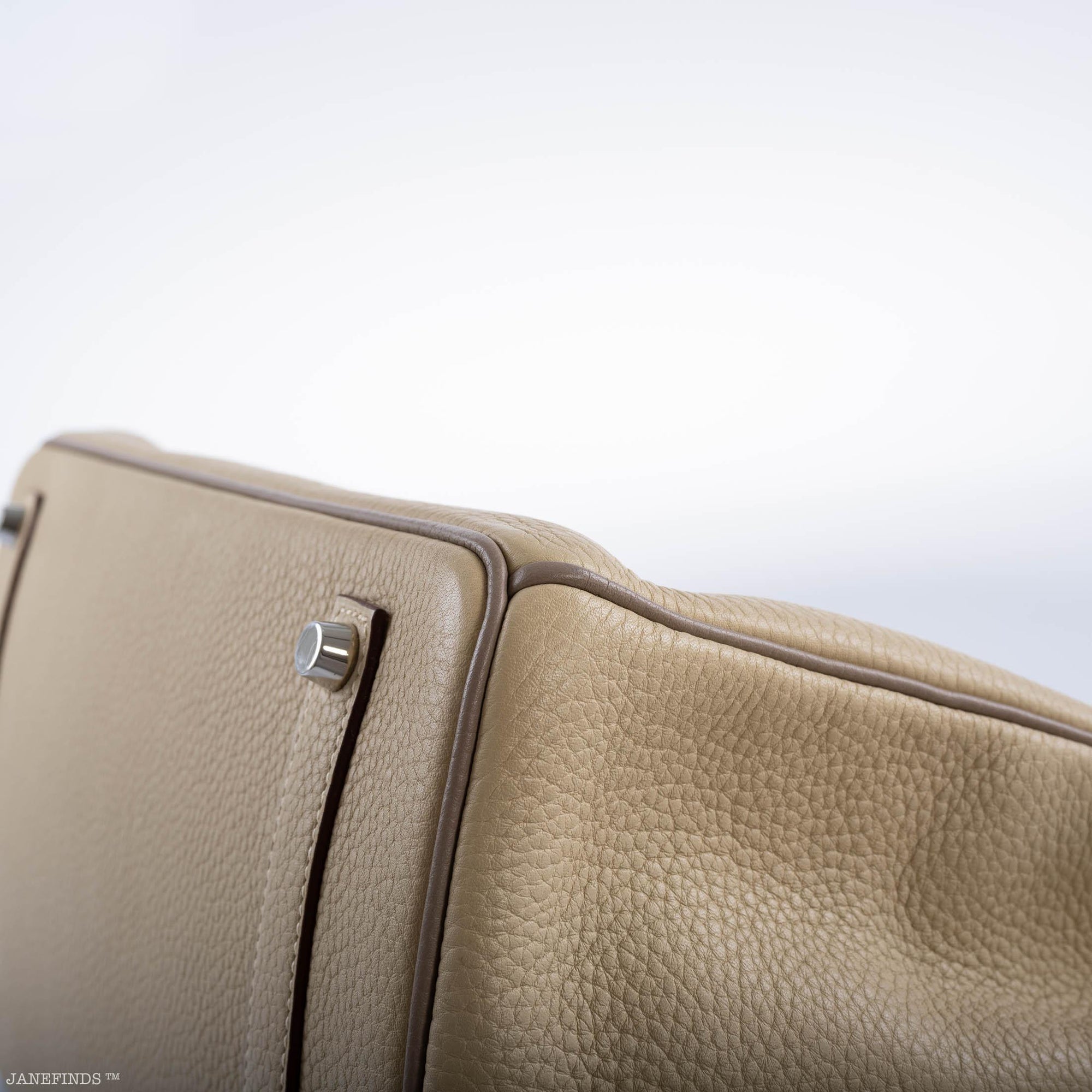 Hermès HSS Birkin 35 Parchemin & Etoupe Epsom with Palladium Hardware