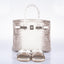 Hermès Himalayan Oran Sandals Matte Niloticus Crocodile 37 Blanc