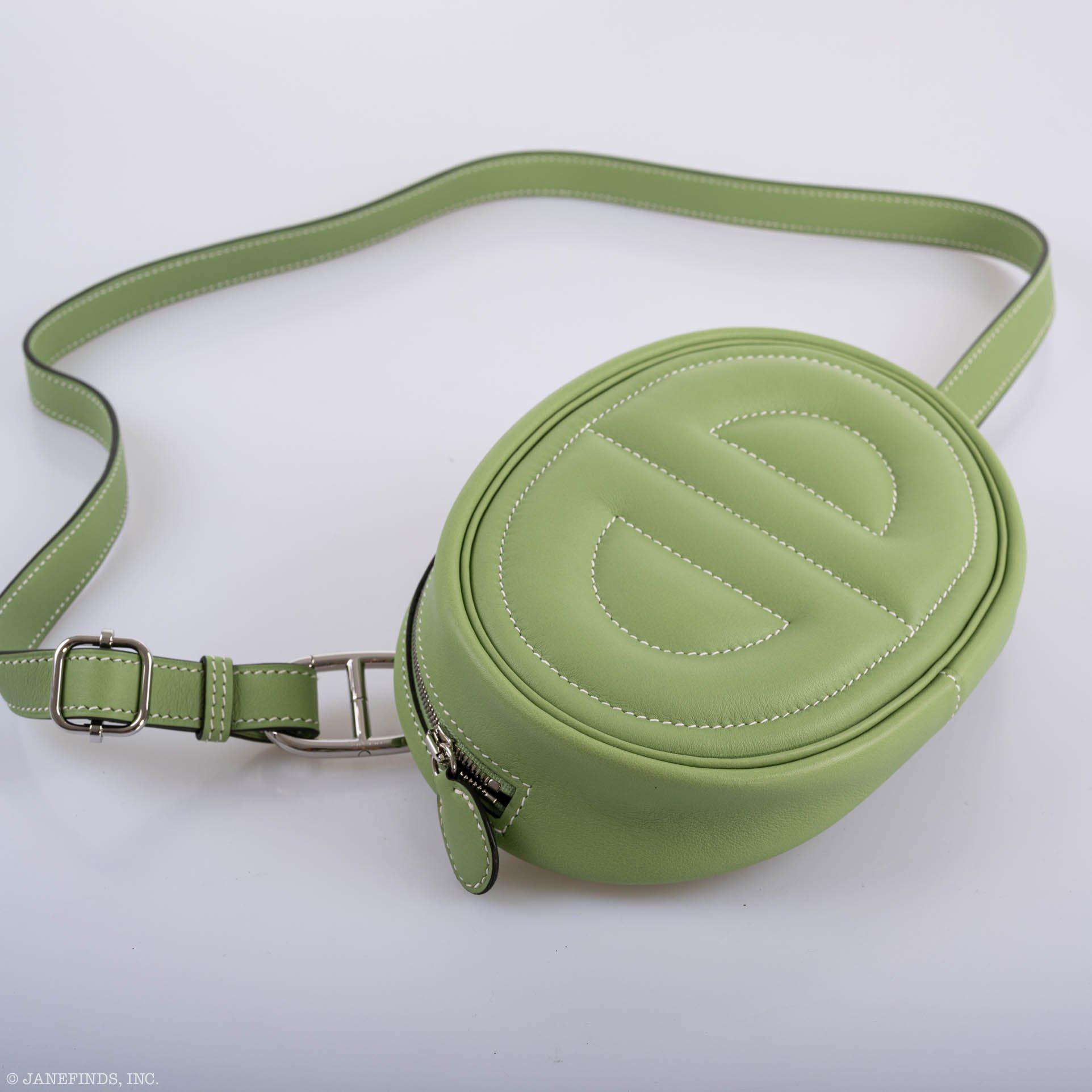 Hermès In-The-Loop Belt Bag Vert Criquet Swift Leather