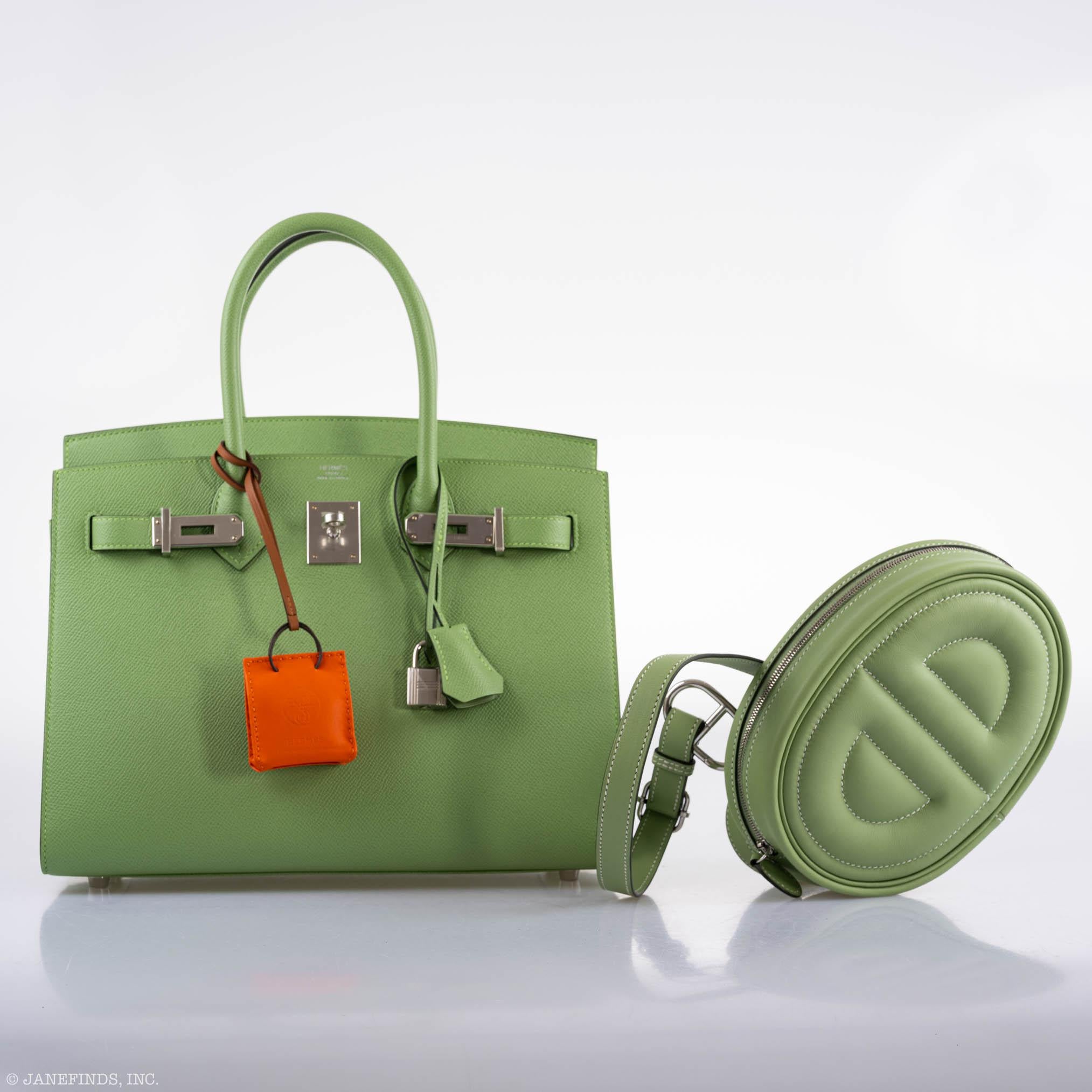 Hermès In-The-Loop Belt Bag Vert Criquet Swift Leather