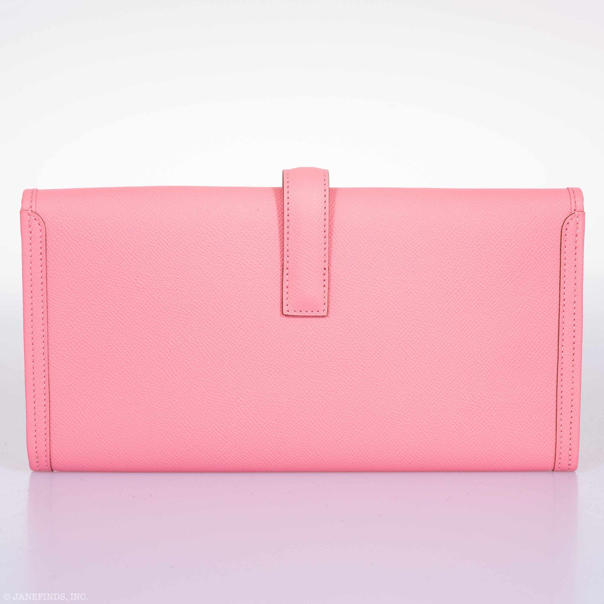Hermès Jige 29 Clutch Rose Confetti Epsom