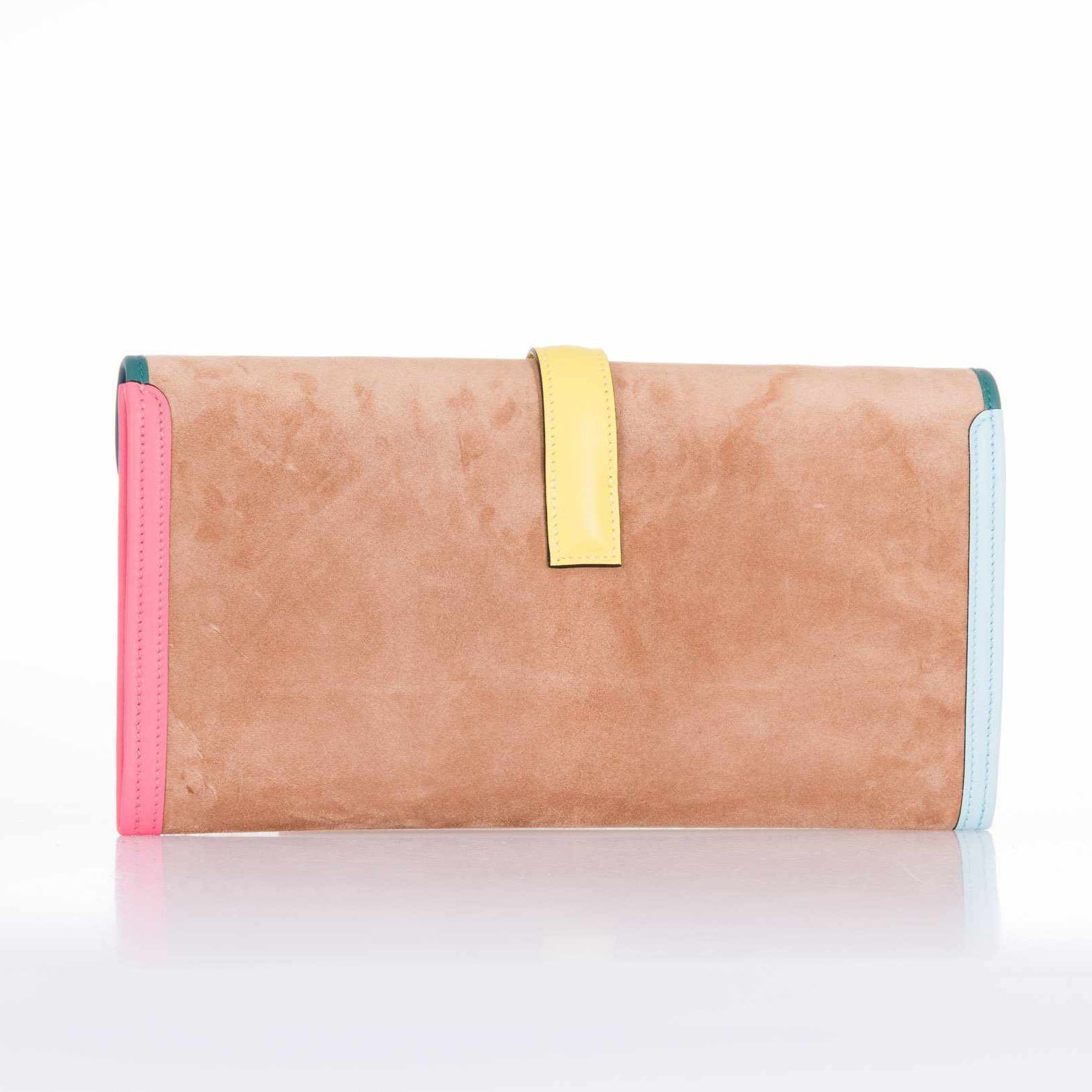Hermès Jige Elan Clutch 29 Suede Limited Edition