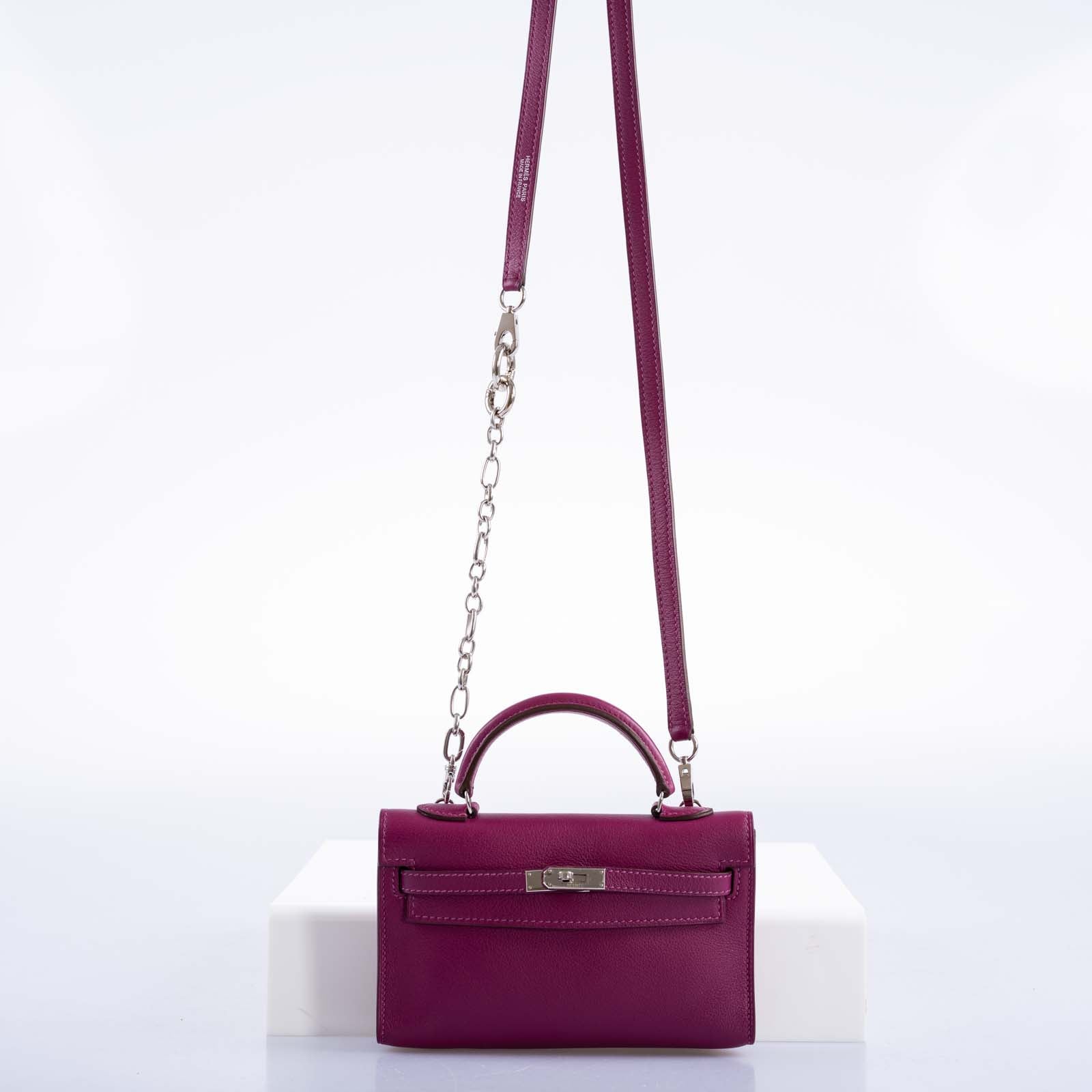 Hermès Kelly 15 Micro Tosca Swift with Palladium Hardware