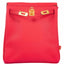 Hermès Kelly 20 Ado Backpack Rouge Vif Gulliver Gold Hardware