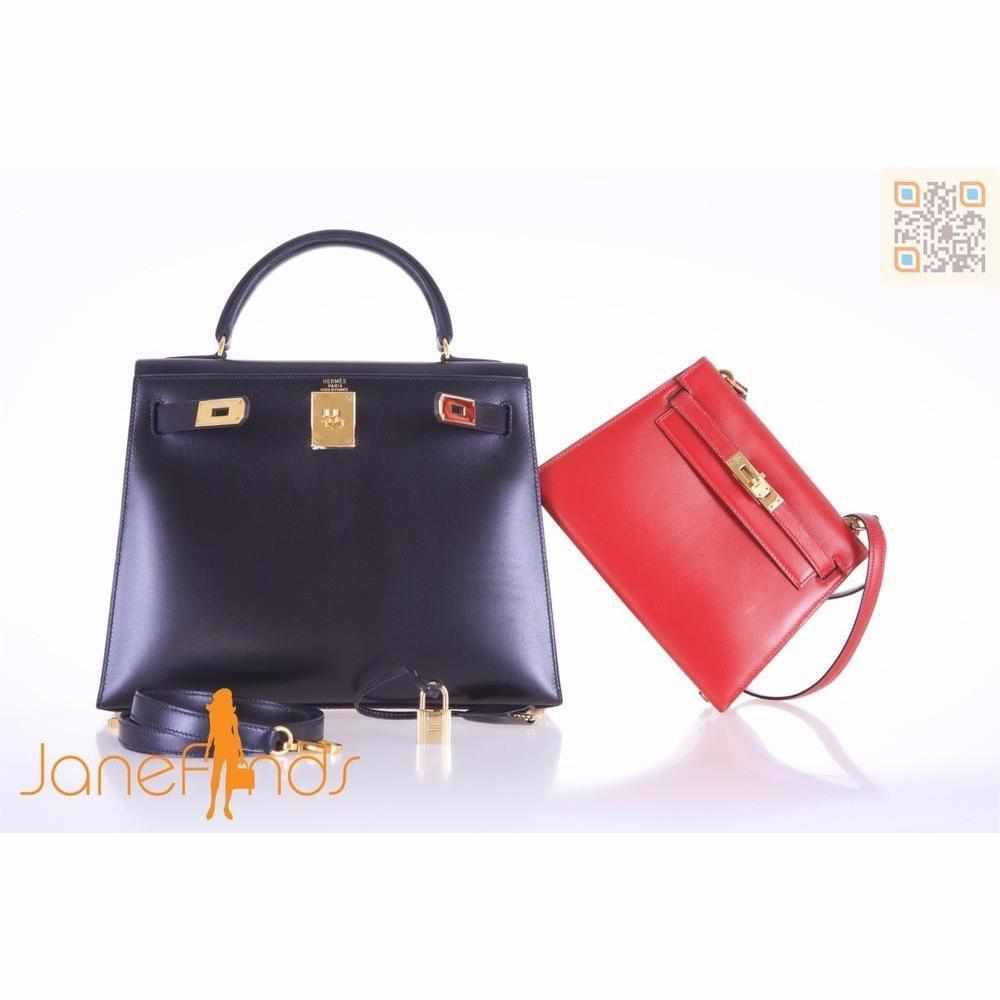 Hermès Kelly 20 Chamonix Leather Red Rouge VIF Gold Hardware