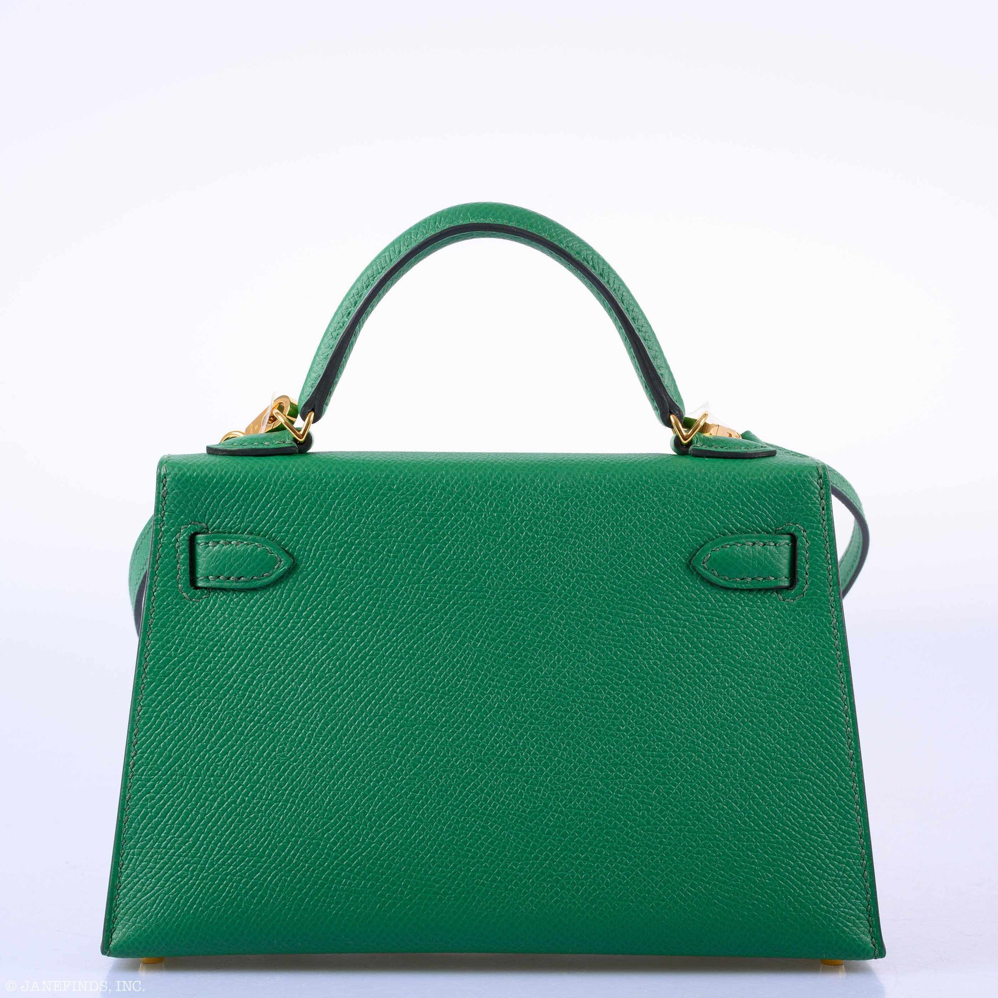 Hermès Kelly 20 Mini II Sellier Cactus Epsom Gold Hardware