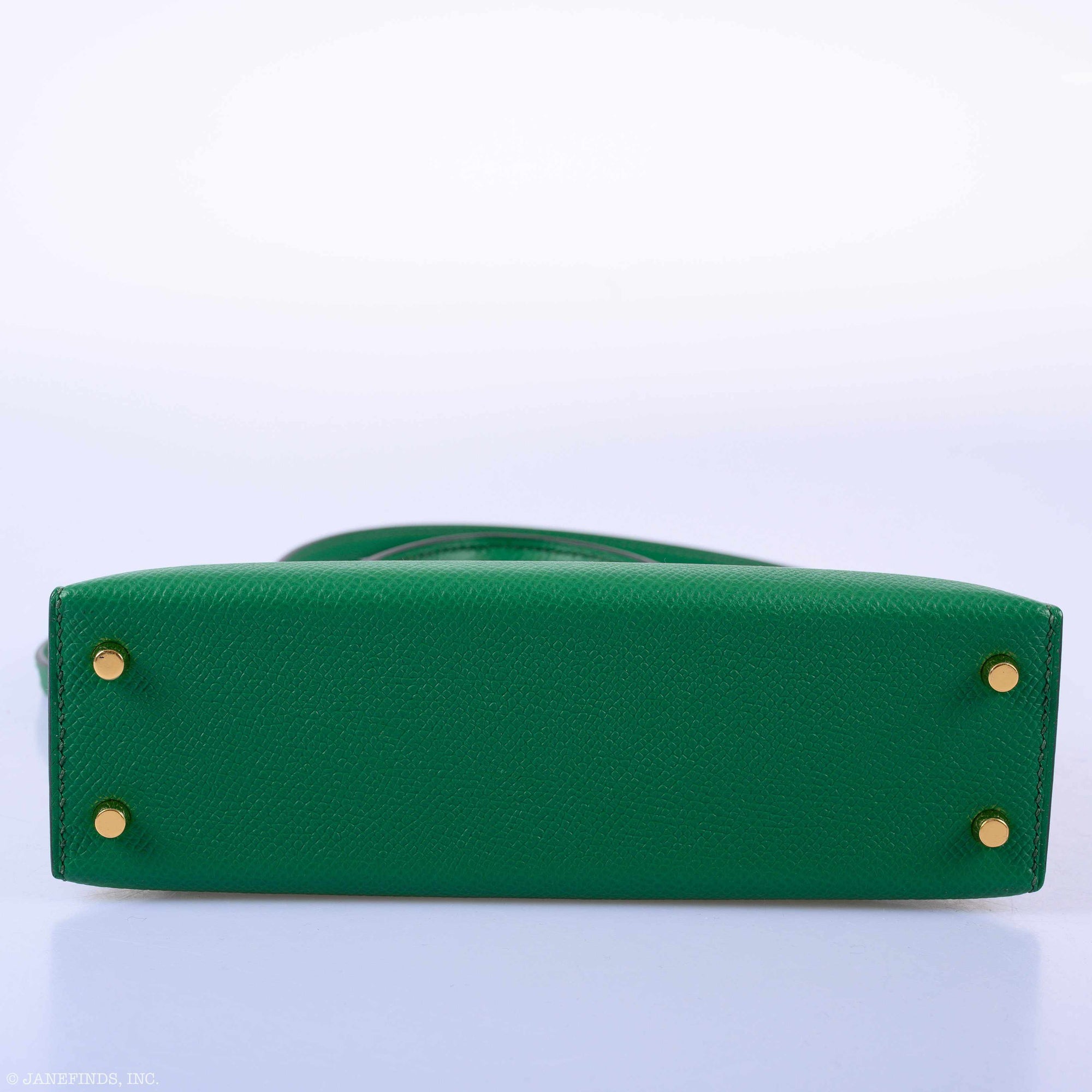 Hermès Kelly 20 Mini II Sellier Cactus Epsom Hardware