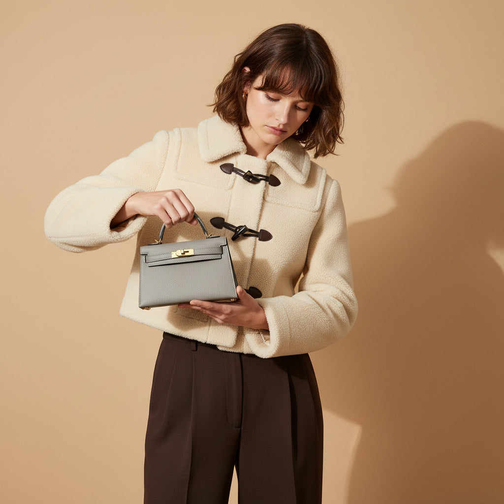 Hermès Kelly 20 Mini II Sellier Gris Asphalte Epsom Gold Hardware