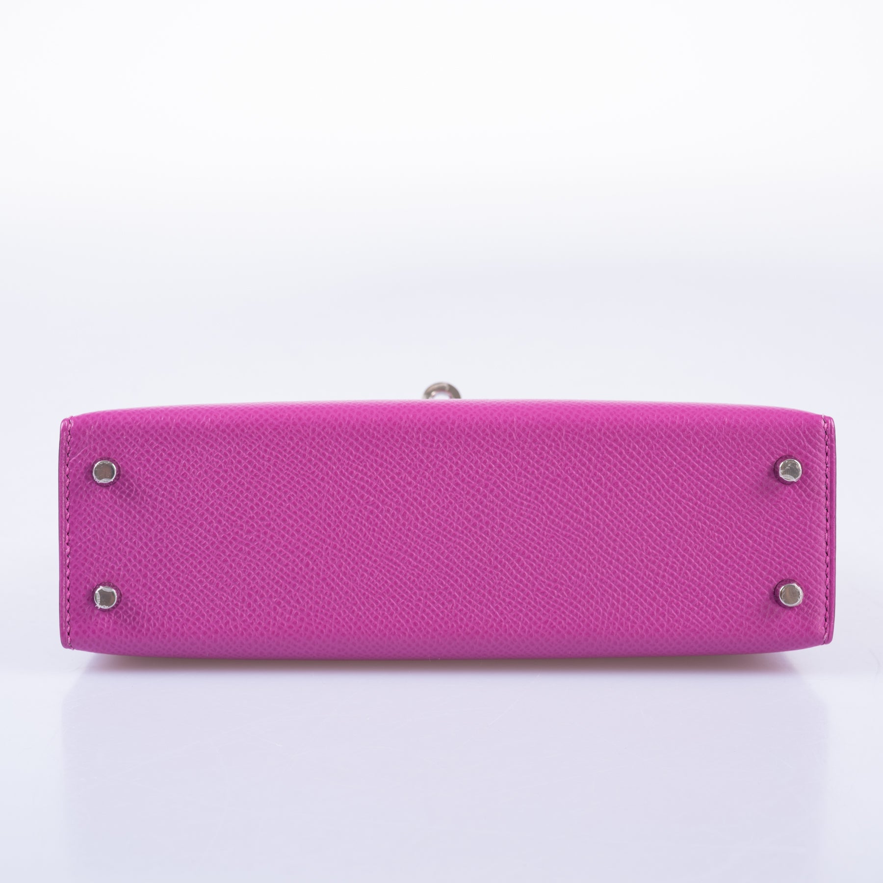 Hermès Kelly 20 Mini II Sellier Magnolia Epsom Palladium Hardware