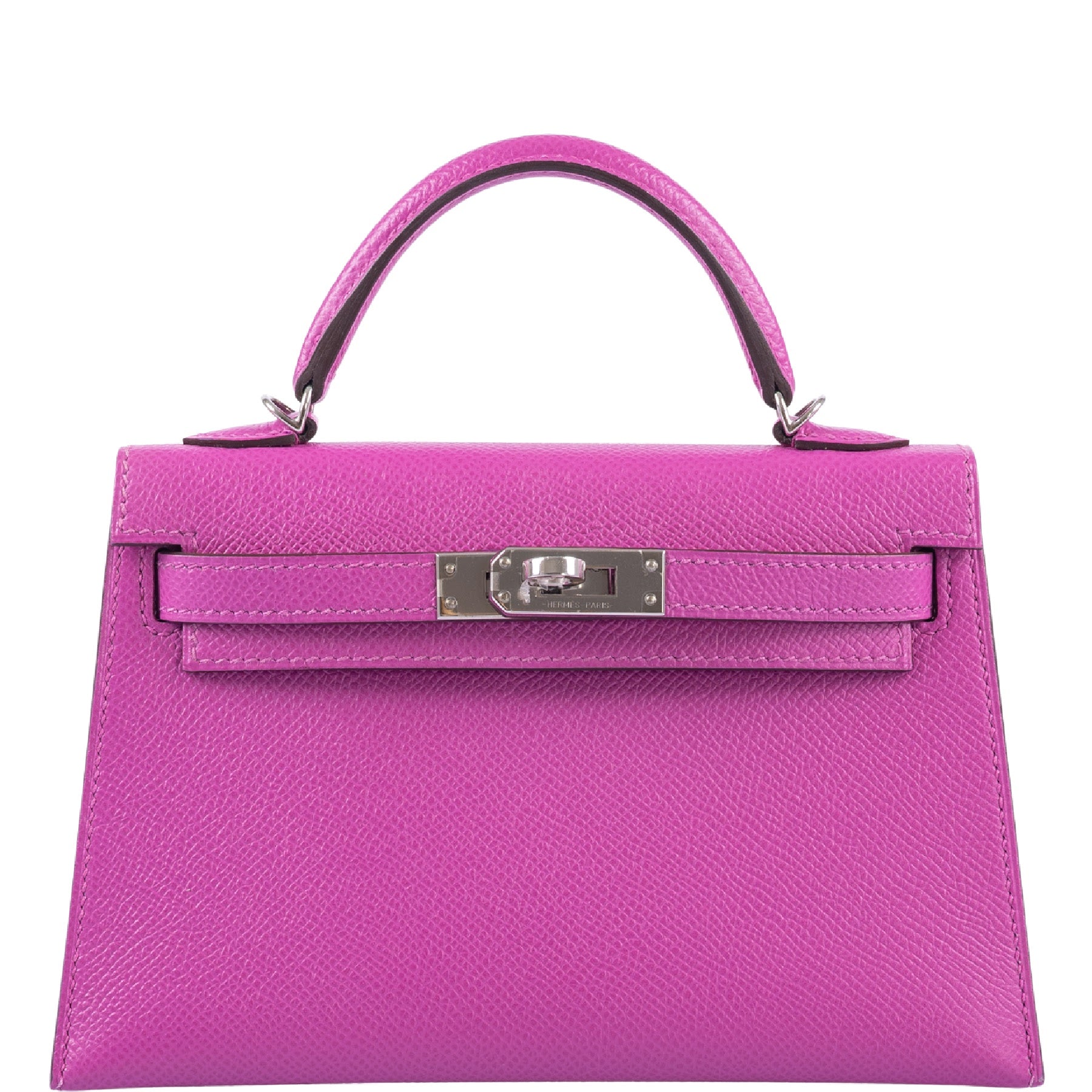 Hermès Kelly 20 Mini II Sellier Magnolia Epsom Palladium Hardware