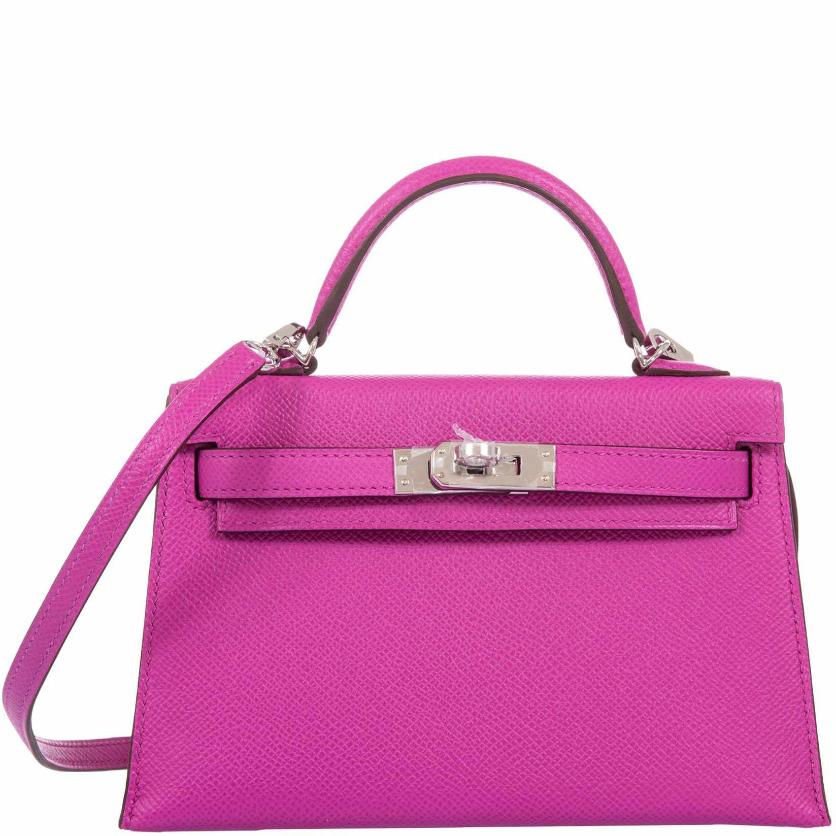 Hermès Kelly 20 Mini II Sellier Magnolia Epsom leather Palladium Hardware
