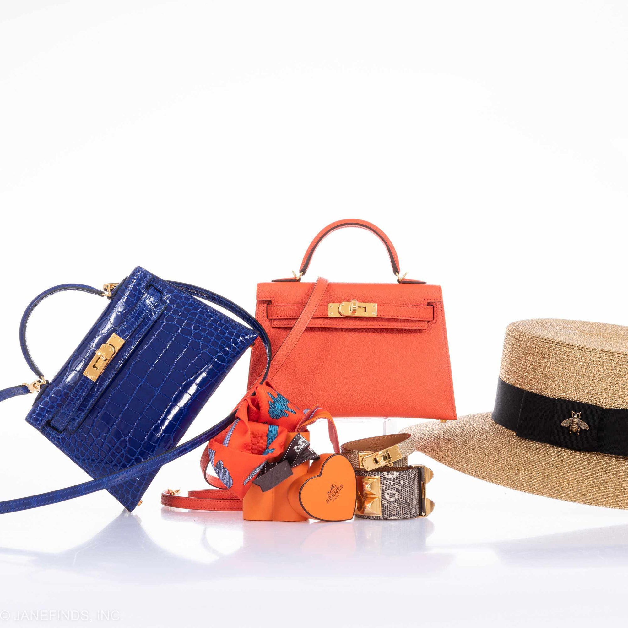 Hermès Kelly 20 Mini II Sellier Orange Poppy Chevre Gold Hardware