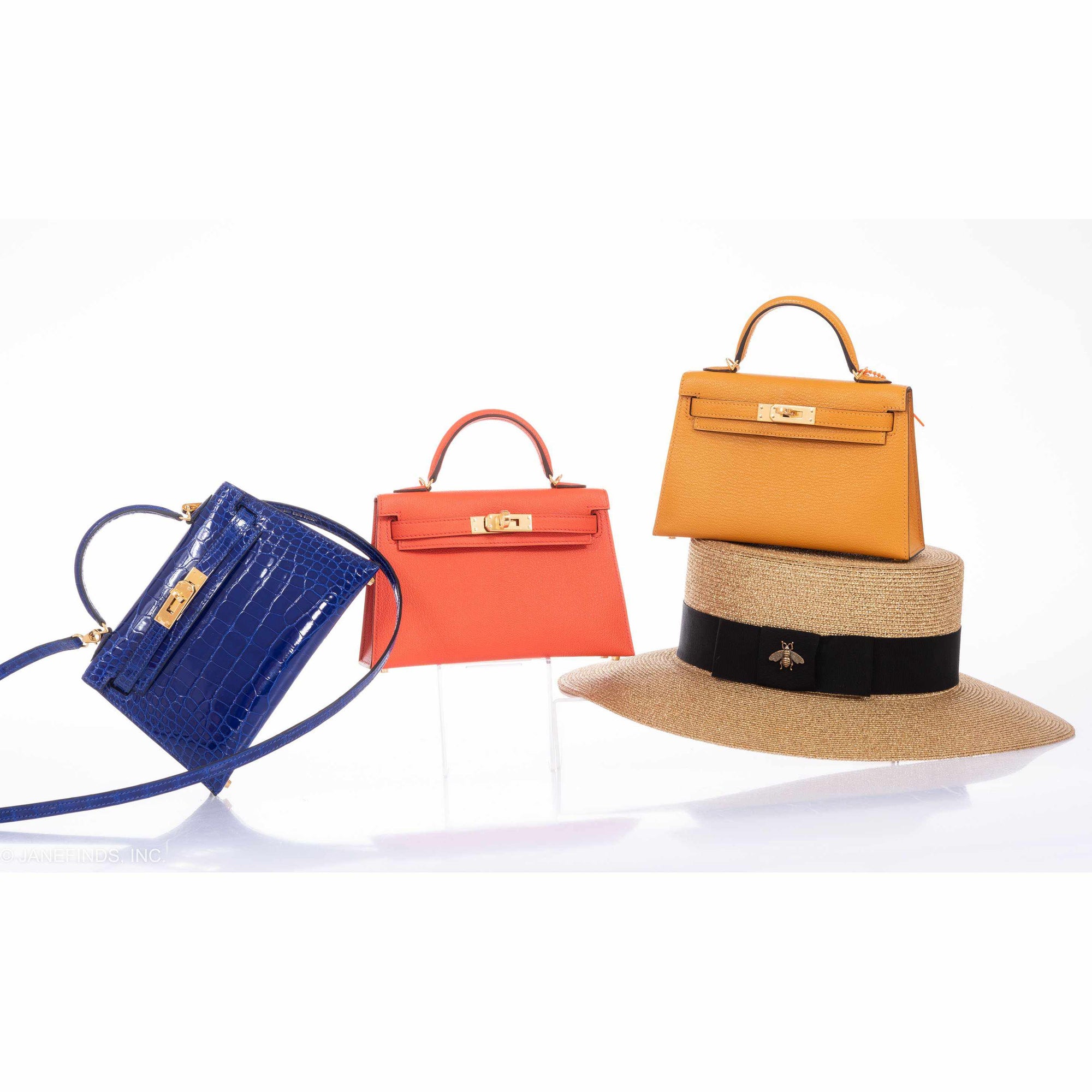 Hermès Kelly 20 Mini II Sellier Orange Poppy Chevre Gold Hardware