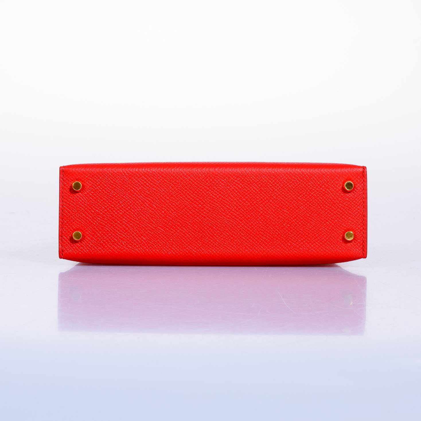 Hermès Kelly 20 Sellier Rouge Tomate Epsom Gold Hardware