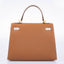 Hermès Kelly 25 HSS Gold and Craie Epsom With Brushed Gold Hardware