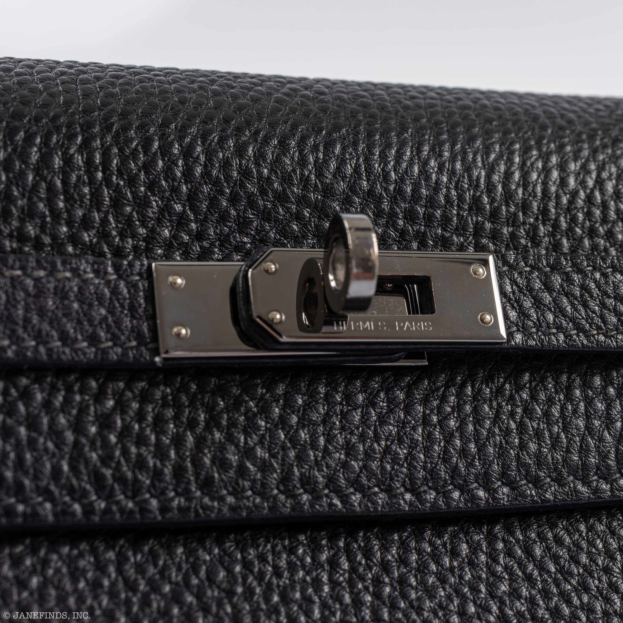 Hermès Kelly 25 Retourne Blue Indigo & Turquoise Clemence Ruthenium Hardware - Special Edition