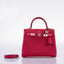 Hermès Kelly 25 Retourne Framboise Togo Palladium Hardware - 2021, Z