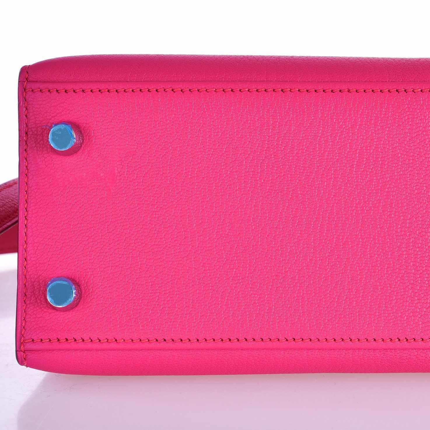 Hermès Kelly 25 Rose Shocking Pink Palladium Hardware