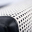 Hermès Kelly 25 Sellier Quadrille Black and White Viking Toile and Swift Palladium Hardware