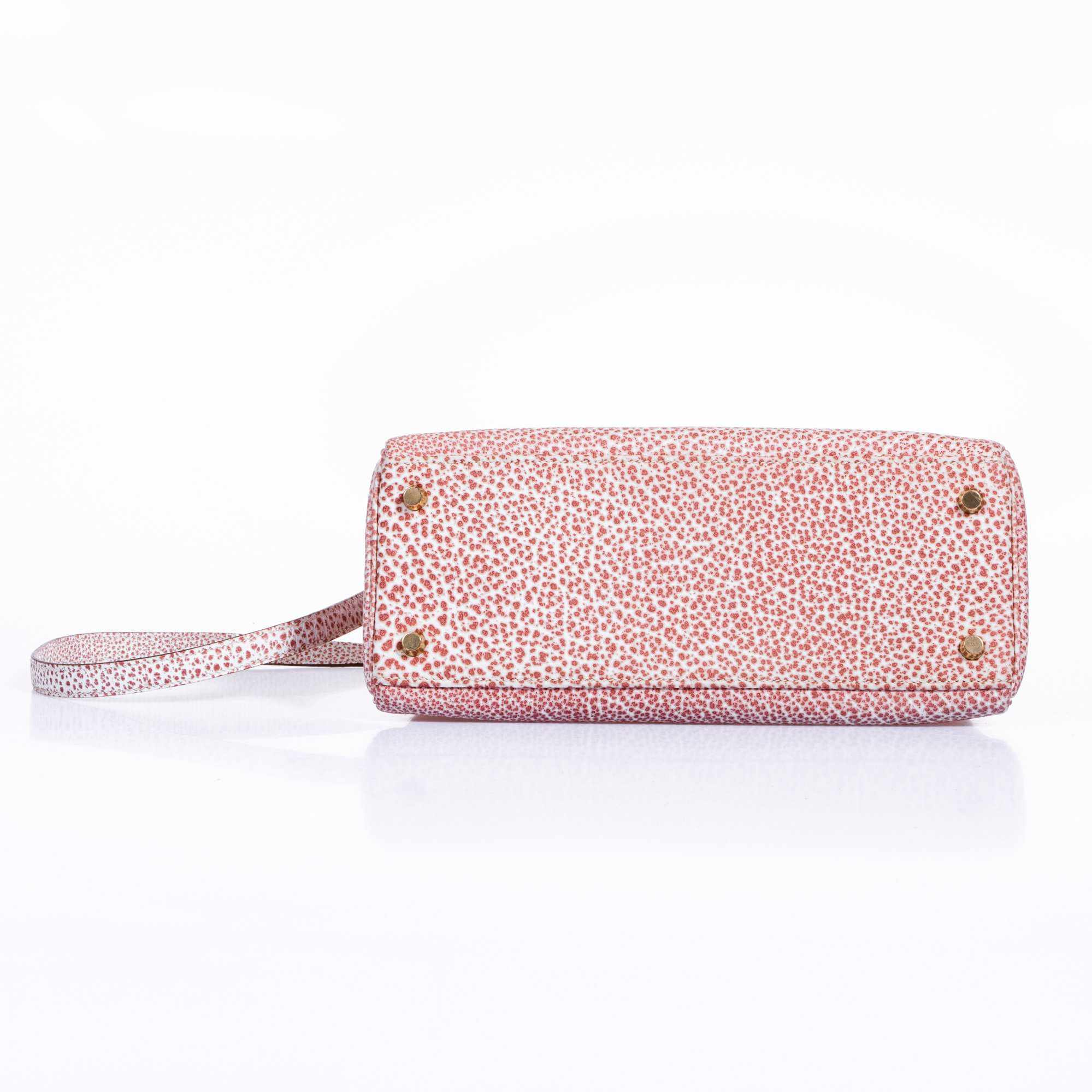 Hermès Kelly 28 Dalmatian Pink Buffalo Gold Hardware