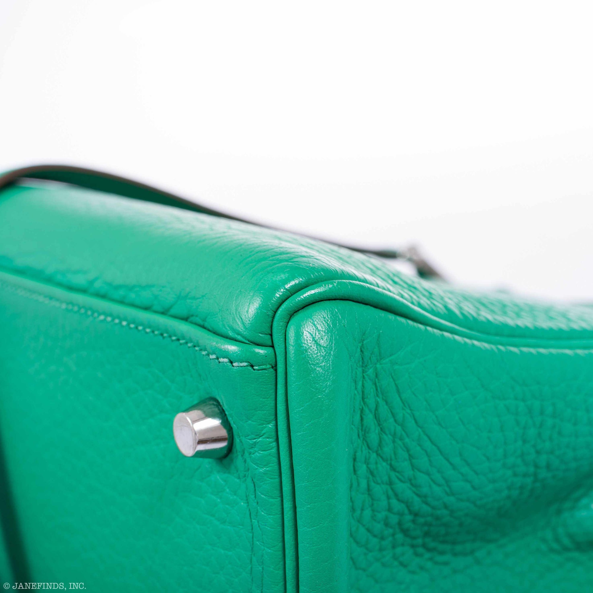 Hermès Kelly 28 Menthe Togo Palladium Hardware