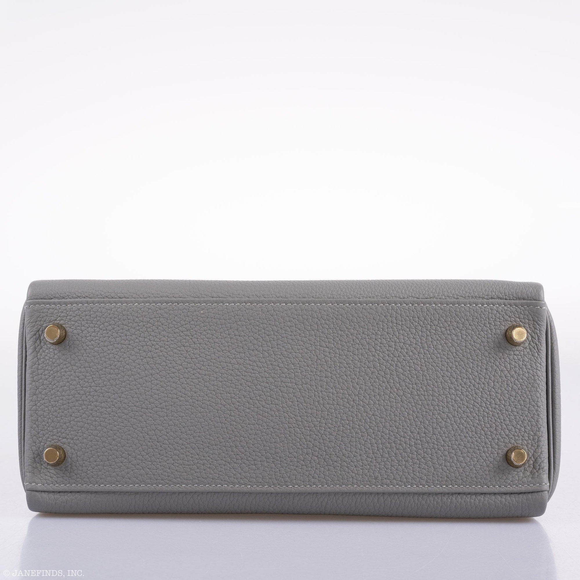 Hermès Kelly 28 Retourne HSS Gris Mouette/Noir Togo Palladium Hardware