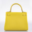 Hermès Kelly 28 Retourne Lime Evercolor leather Palladium Hardware