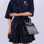 Hermès Kelly 28 Sellier Black Box & Vibrato Leather Palladium Hardware - 2000, D Square
