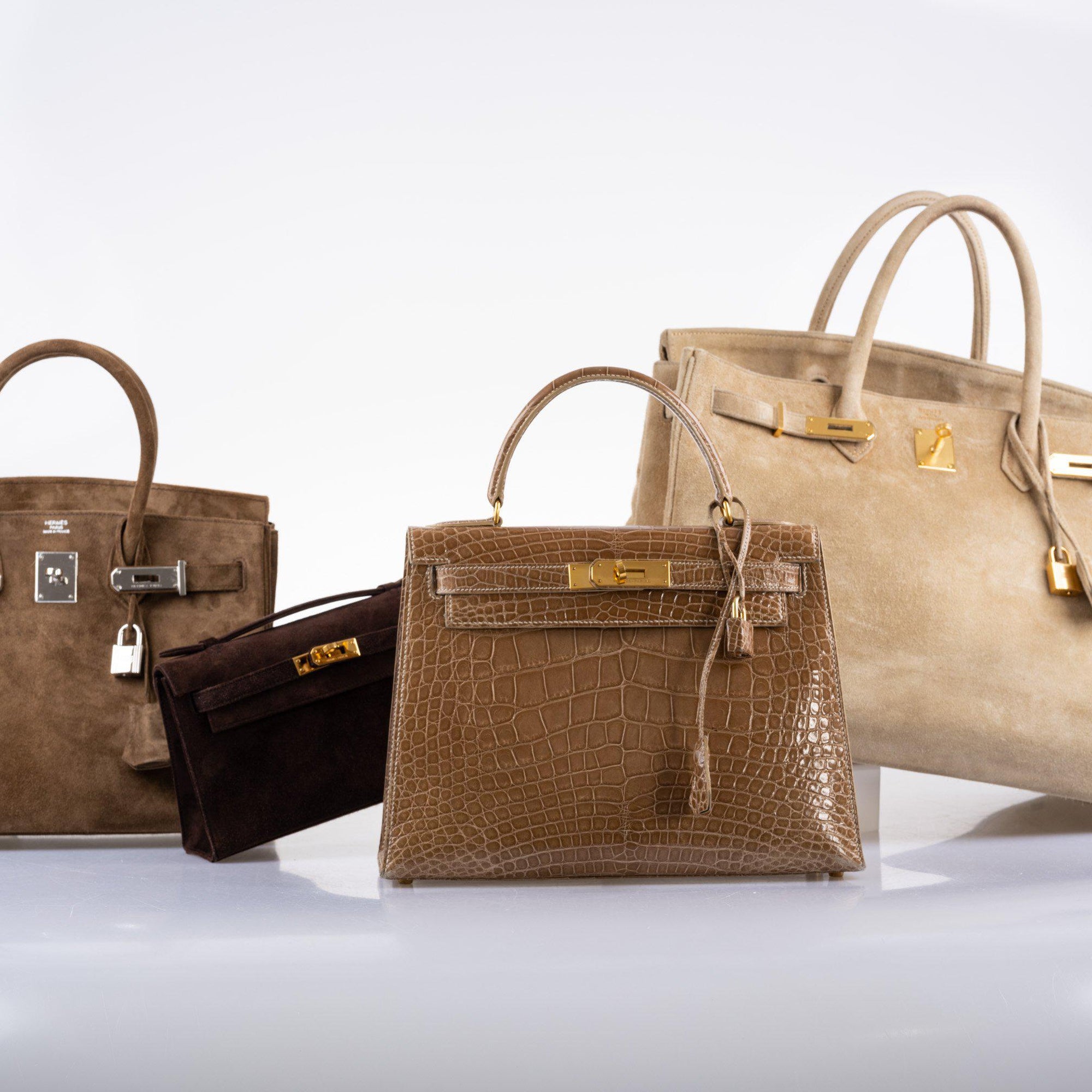 Hermès Kelly 28 Sellier Ficelle Alligator with Gold Hardware