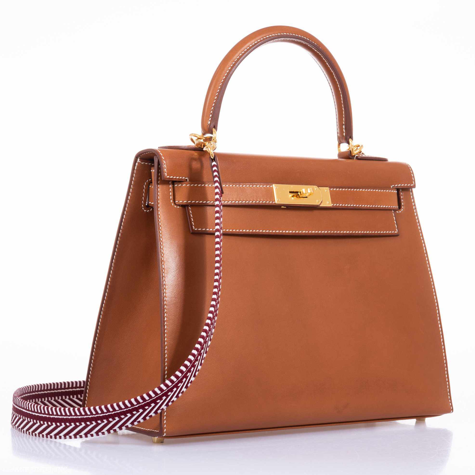 Hermès Kelly 28 Sellier Gold Barenia Gold Hardware