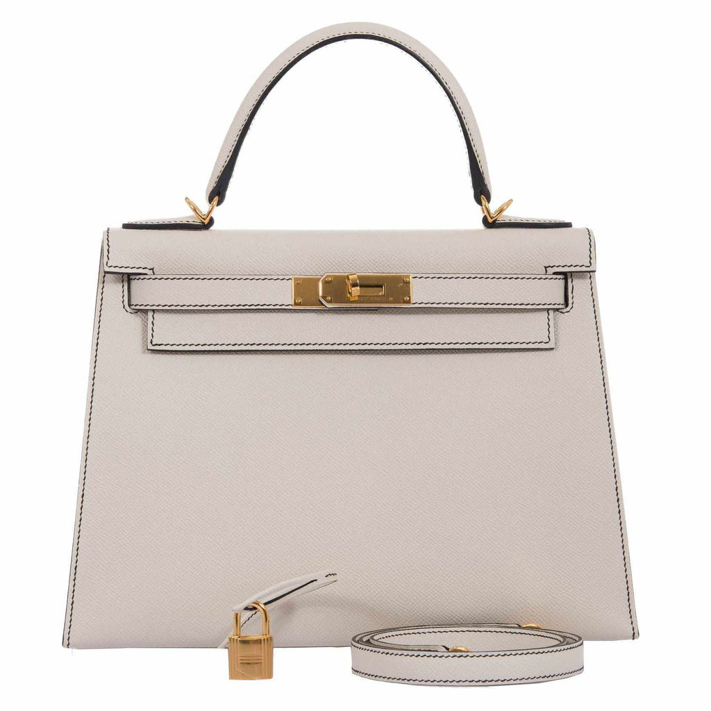 Hermès Black Vache Ardennes Sellier Kelly 35 with Gold Hardware - Just back  from the Hermes Spa!