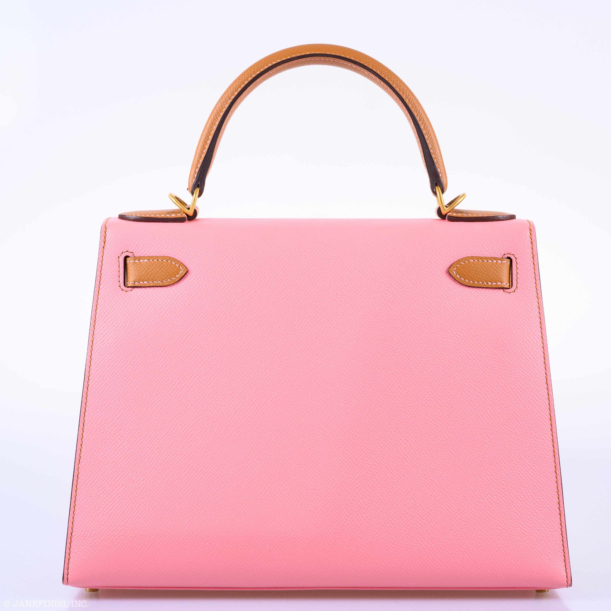 Hermès Kelly 28 Sellier HSS Rose Confetti & Gold Epsom Brushed Gold Hardware - 2017