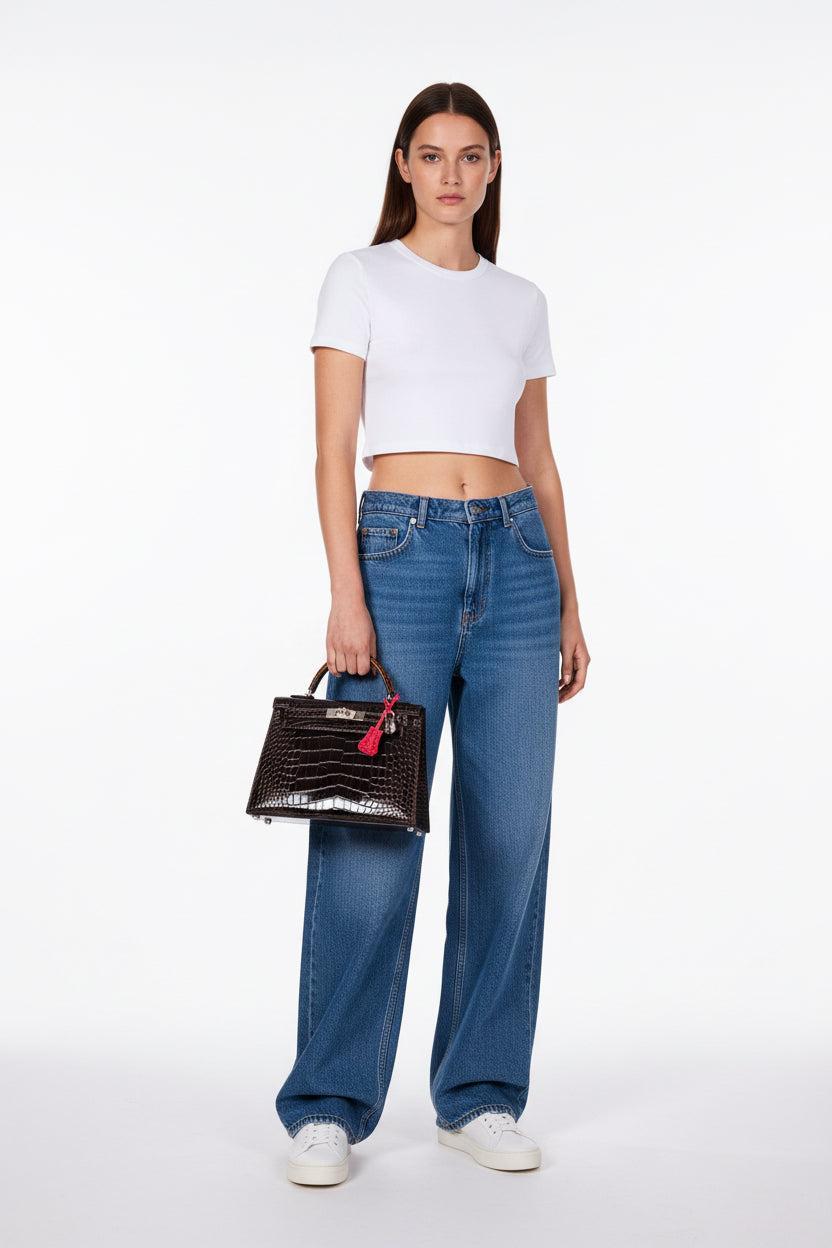 Hermès Kelly 28 Sellier Macassar, Ebene, Miel and Rose Extreme Alligator Palladium Hardware - 2021, Z