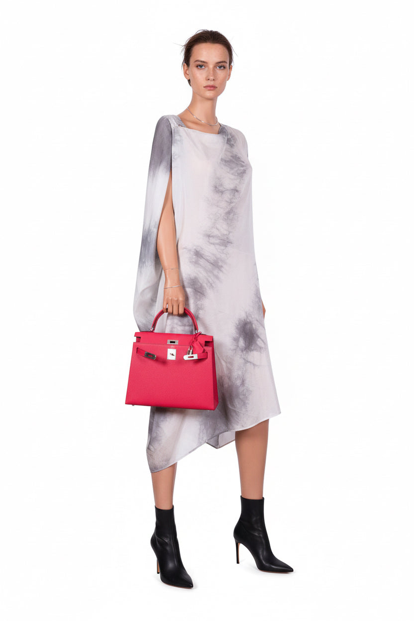 Hermès Kelly 28 Sellier Rose Extreme Epsom leather Palladium Hardware - 2019, D