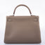 Hermès Kelly 32 Retourne Etoupe Togo with Palladium Hardware