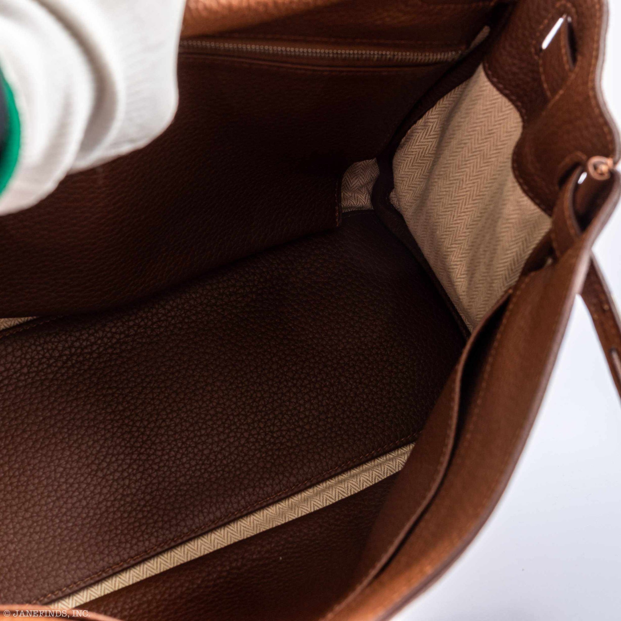 Hermès Kelly 32 Retourne Grizzly Fauve Suede Togo Amazone Strap