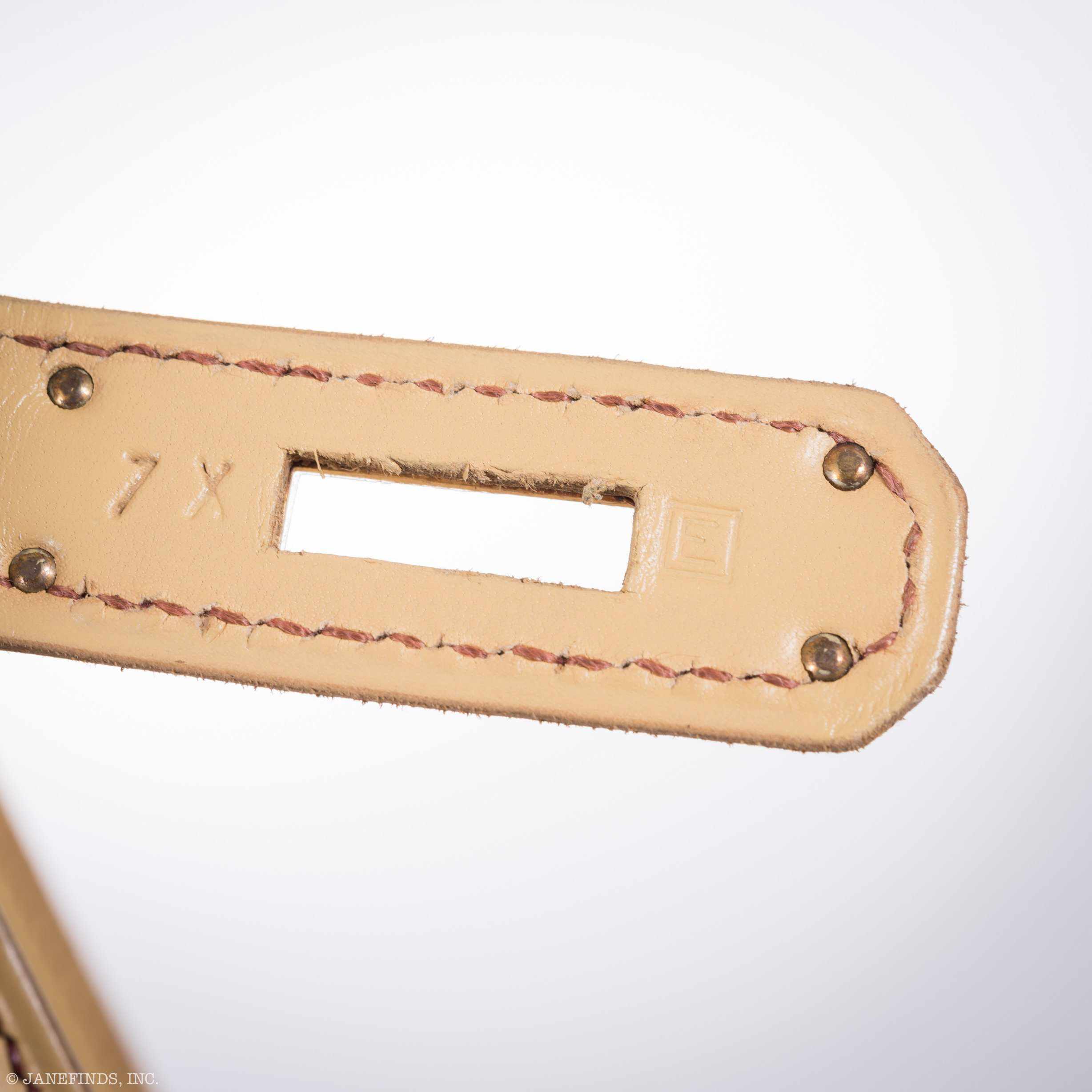 Hermès Kelly 32 Retourné Multicolor Vibrato & Natural Leather Gold Hardware