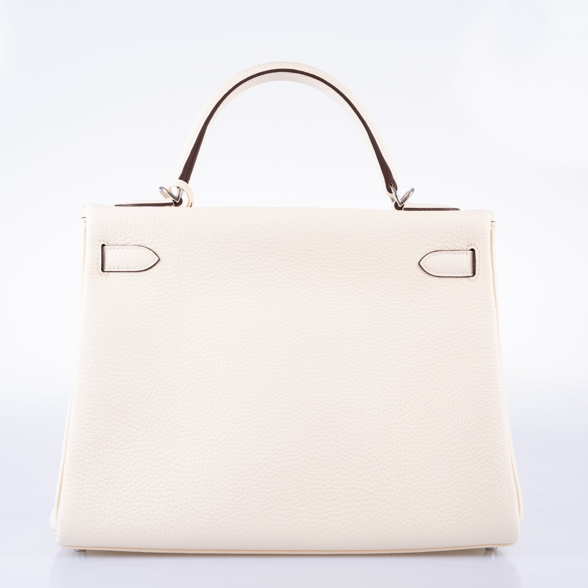 Hermès Kelly 32 Retourne Nata Taurillon Clemence with Palladium Hardware
