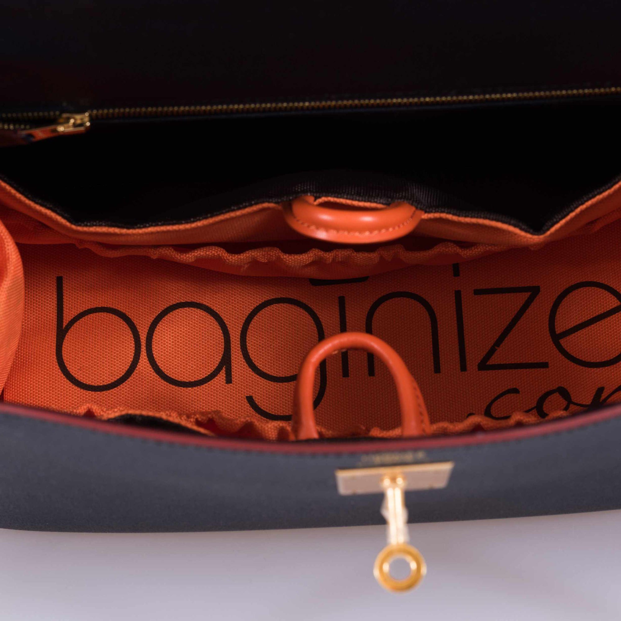 Hermès Kelly 32 Sellier Contour Blue Indigo Epsom Gold Hardware