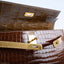 Hermès Kelly 32 Sellier Miel, Ficelle & Poussiere Porosus Crocodile Gold Hardware - 2007 Special Order