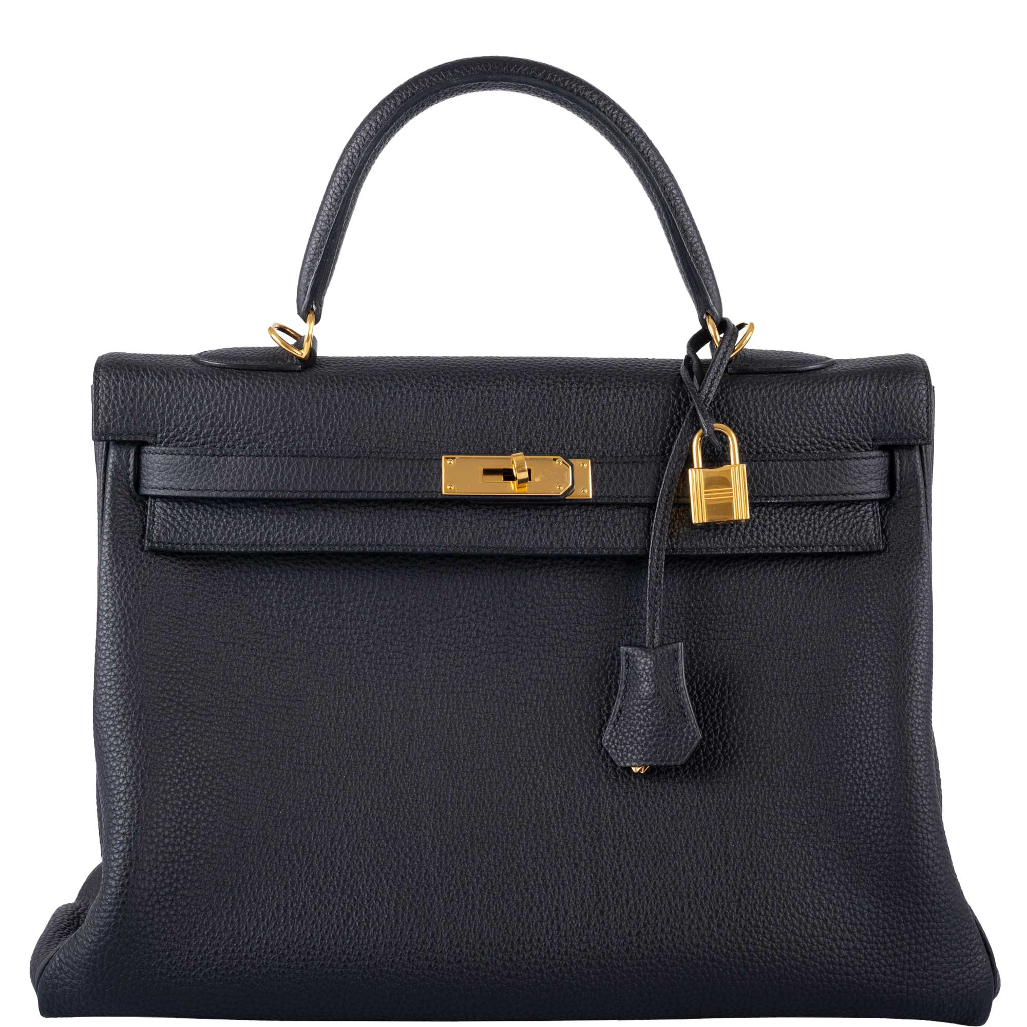 Hermes kelly black 2025 gold hardware